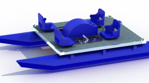 PÉDALO ROTOPLAST 4 PLACES BLEU